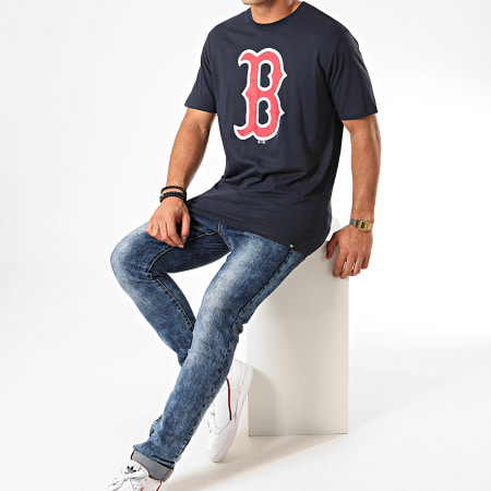 '47 Brand - Tee Shirt Boston Red Sox Bleu Marine